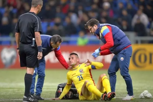 Dragoș Grigore s-a accident și este incert pentru meciul cu Polonia