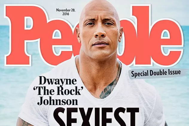 Dwayne 'The Rock' Johnson a fost desemnat de revista People, cel mai sexy bărbat în viața
