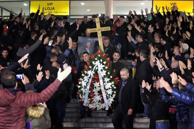 Sicriul cu trupul lui Daniel Prodan a fost readus în Pipera. Fratele și fiica, distruși! Steaua, galeria, Dinamo, Chiajna și FRF, la stadion. Sâmbătă e înmormântarea | GALERIE FOTO