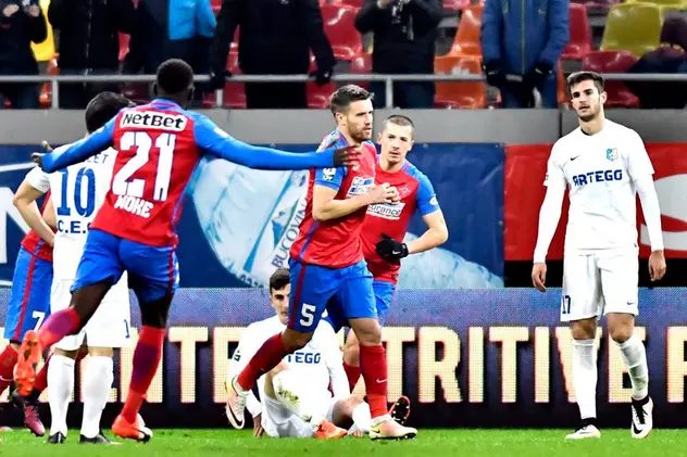 Liga 1, etapa 19. Steaua - Pandurii 3-1. Roș-albaștrii s-au trezit după pauză și au revenit în frunte. Reacții / LIVETEXT & VIDEO