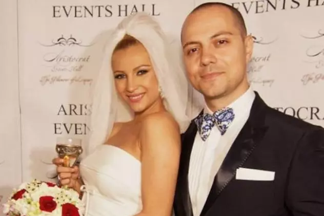 Dan Badea și Lora, la nunta lor, în 2012