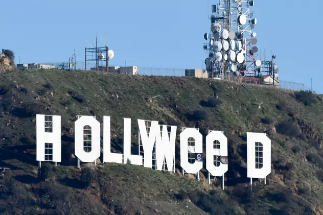 Simbolul Hollywood a fost vandalizat, fiind transformat în Hollyweed