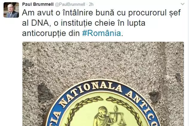 Ambasadorul Marii Britanii s-a întâlnit cu Codruța Kovesi