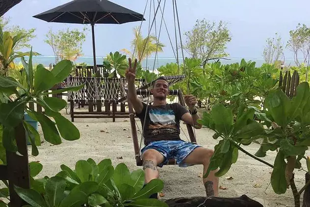 Ce viață frumoasă duce fotbalistul Andrei Cordoș în Maldive | GALERIE FOTO & VIDEO