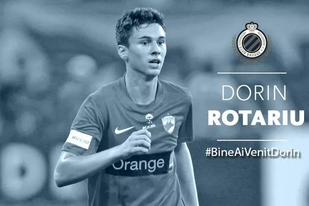 Transferul lui Dorin Rotariu, anunțat la FC Bruges