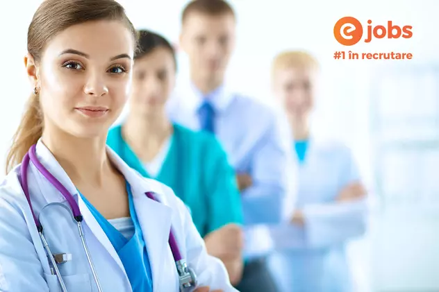 Vrei un job în domeniul medical? Pe eJobs.ro, salariile medicilor depășesc 1.000 de euro pe lună