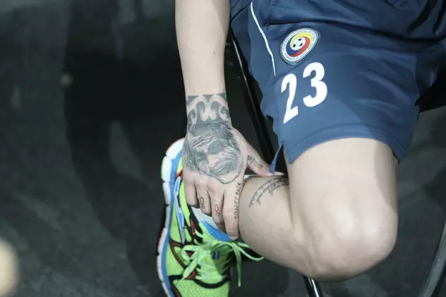 Nicolae Stanciu și-a tatuat pe mâna dreaptă chipul lui Joker