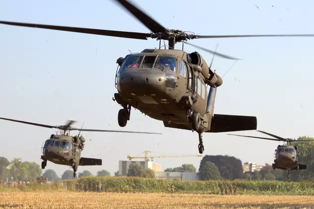 Elicopterele americane au ajuns la baza Mihail Kogălniceanu din Constanța. Participă la exercițiul Atlantic Resolve