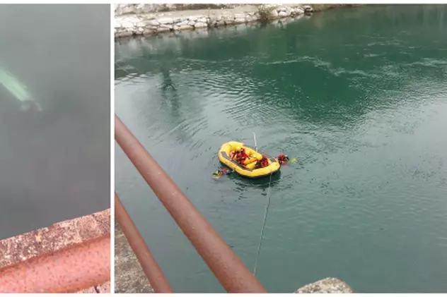 Trei români au murit în nordul Italiei, după ce au căzut cu mașina într-un râu