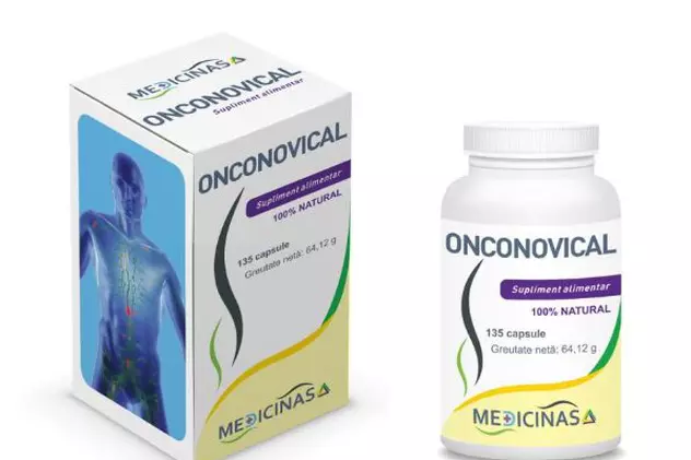 (PUBLICITATE) Tratamentul naturist ONCONOVICAL – 19 plante și vitamina B17 – tratament adjuvant pentru sistemul imunitar. Disponibil acum și în Farmaciile Catena!