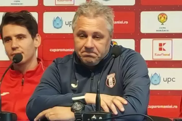 Antrenorul Marius Șumudică a plâns înaintea finalei de Cupa României cu FC Voluntari. Șumi, ultimul meci pe banca echipei din Giurgiu.