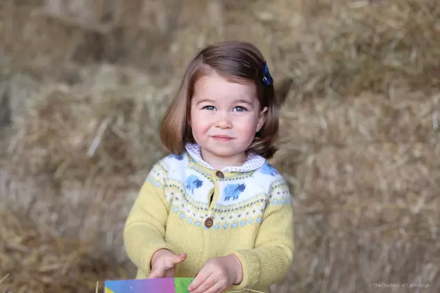 Prințesa Charlotte împlinește doi ani. Casa Regală a dat publicității o nouă fotografie oficială cu micuța