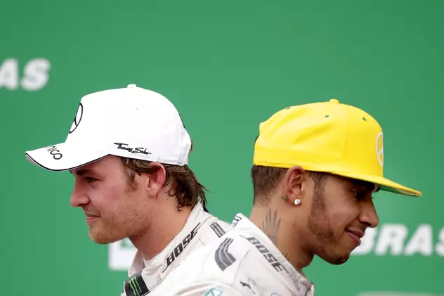 Nico Rosberg și Lewis Hamilton. (FOTO: EPA)