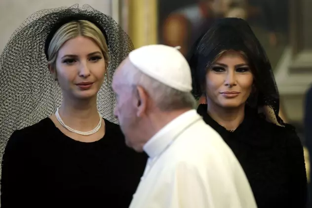 La Vatican, Ivanka și Melania Trump și-au acoperit capul