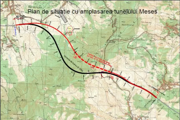 Un tunel de 2,4 kilometri va fi construit pe autostrada Transilvania