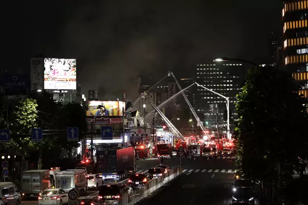 Incendiu puternic în Tokyo, lângă cea mai mare piață de pește din lume | FOTO