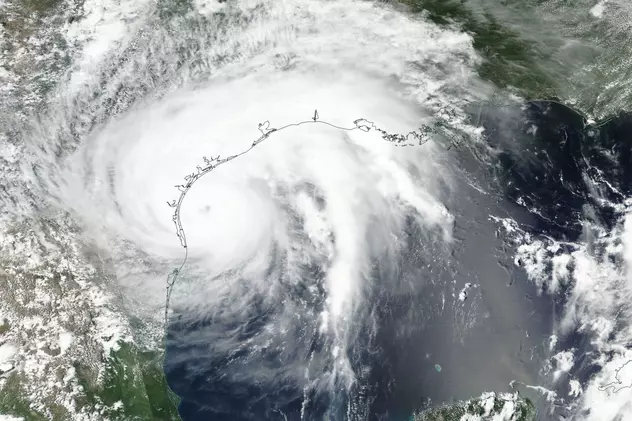 VIDEO | Cum se vede din spațiu uraganul Harvey