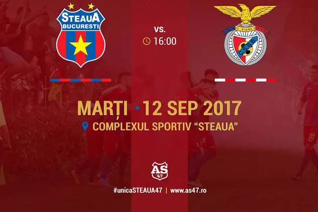 CSA Steaua - Benfica, în Cupa României