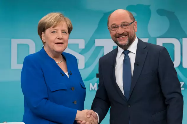 Alegeri legislative în Germania | Angela Merkel: „Turcia nu trebuie să devină stat membru UE”. Cancelarul a câștigat dezbaterea cu Martin Schulz