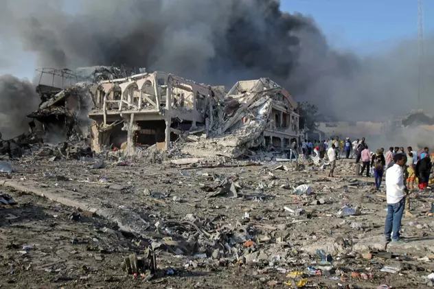 Bilanțul victimelor atacului cu bombă din Somalia