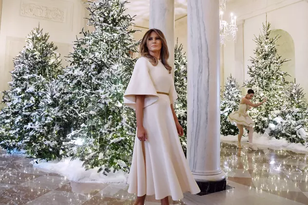 FOTO | Cum a decorat Melania Trump Casa Albă pentru Crăciun