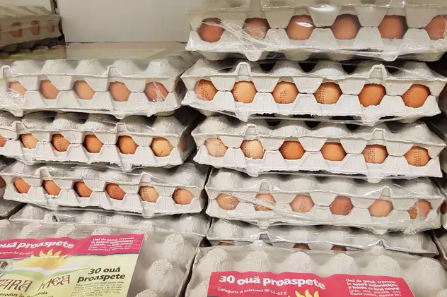Prețul ouălor aproape s-a dublat în doar câteva săptămâni