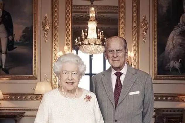 Fotografie portret | Regina Elisabeta a II-a și prințul Philip marchează cea de-a 70-a aniversare a căsătoriei