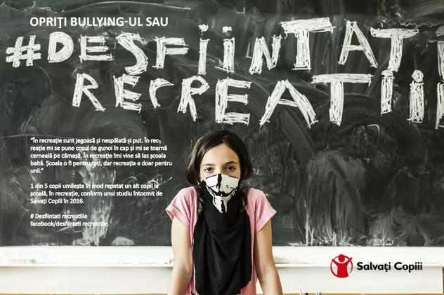 Sute de copii din România, terorizați la școală de colegi