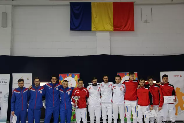 CS Dinamo a câștigat Cupa României la sabie masculin pe echipe