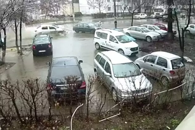 Un bărbat a scăpat miraculos dintr-un accident în Iași