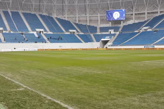 Cum arată gazonul de pe stadionul ”Ion Oblemenco”
