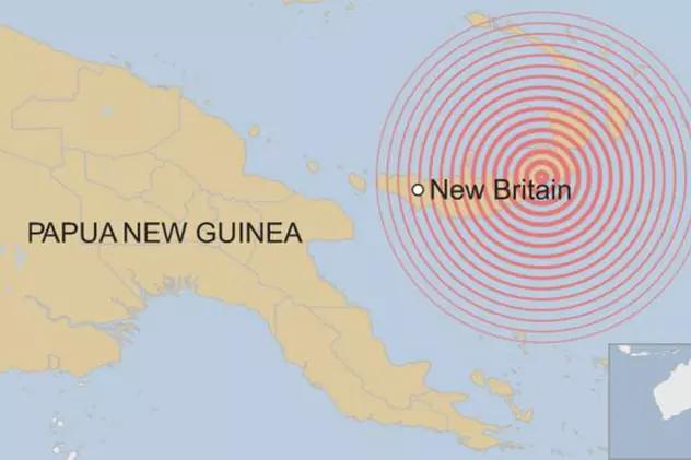 Cutremur de 6,9 grade în Papua Noua Guinee