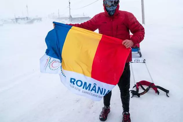 Tibi Ușeriu se pregătește pentru Ultramaratonul Everestului. Sportivul a fluturat tricolorul României