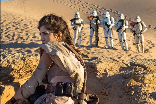 EXCLUSIV VIDEO/ Verișoara pictoriței Alexandra Nechita, rol principal într-un film Star Wars! Ea a jucat și alături de Cameron Diaz