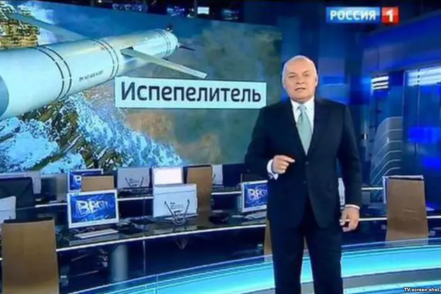 VIDEO / România, prin ecranul televiziunilor ruseşti controlate de Putin: 93% din informaţii sunt negative