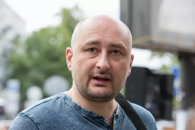 Jurnalistul Arkady Babchenko a apărut la o conferință de presă