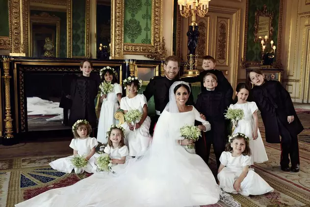 GALERIE FOTO | Primele fotografii oficiale cu Prințul Harry și Meghan Markle, după nunta regală