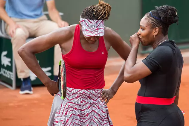 VIDEO - Surorile Williams, în prim plan la Roland Garros. Ipostaza care le-a adus pe Serena și Venus în centrul atenției