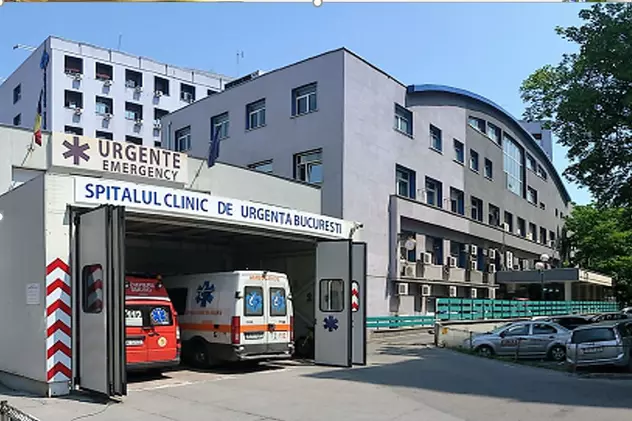 Un pacient ars din Constanța e ținut la Spitalul Floreasca. Spitalul de Urgenta Floreasca - camera de gardă