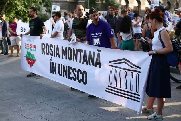 Protest în Piața Universității, pe 8 iunie, pentru Roșia Montană