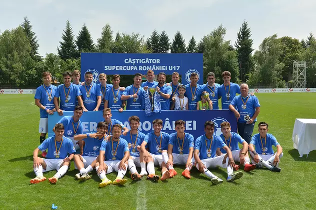 Clubul Sportiv U Craiova a câștigat Supercupa României U17