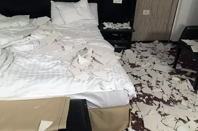 Turistă rănită într-un hotel din Băile Felix. S-a prăbușit tencuiala tavanului peste ea