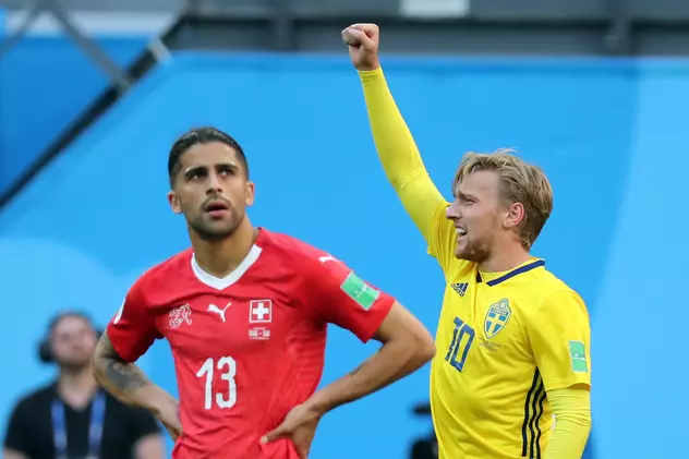 Suedia - Elveția, în optimile Campionatului Mondial de fotbal Rusia 2018