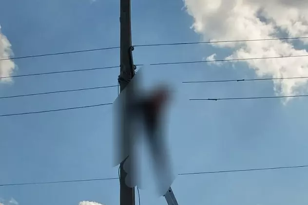 Electrician mort pe stâlp în Nicolae Bălcescu, județul Constanța