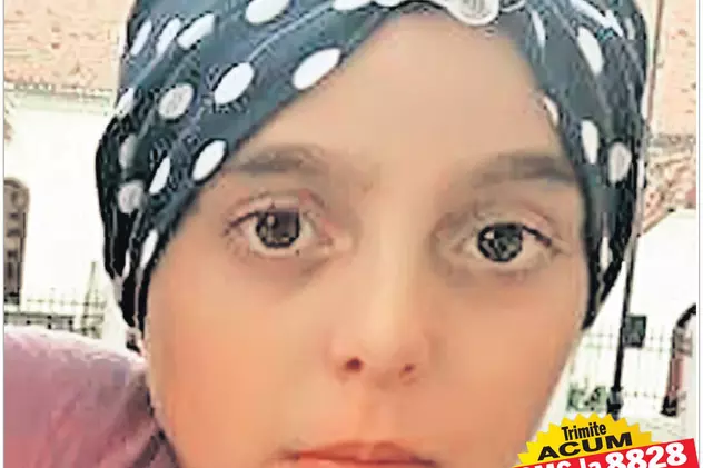 Teodora se luptă de șapte ani cu o formă atipică de cancer. Copila are zece ani și mare nevoie de ajutor pentru că boala o poate ucide în orice moment