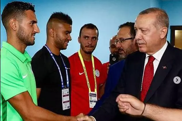 Petrucci a dat mâna cu dictatorul Erdogan. Italianul a jucat doi ani la CFR Cluj