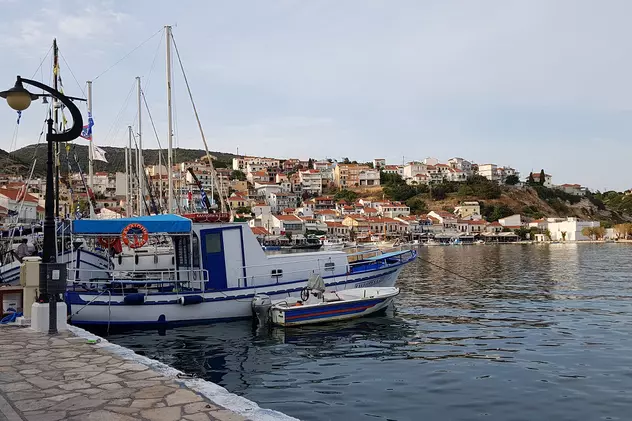 nsula Samos din Grecia, locul unde s-a născut Pitagora