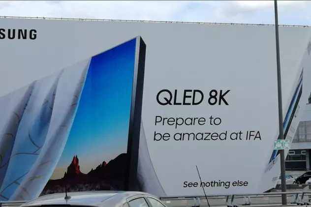 Primul televizor Samsung QLED 8K va fi lansat la IFA 2018. Anunț în Berlin care arată primul smart tv QLED cu rezoluția 8K