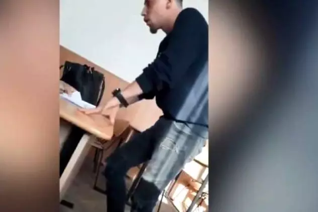 Elevul de 20 de ani care şi-a ameninţat profesoara cu "capu-n gură" este liber. Sebi Roşca a petrecut doar 24 de ore în arest