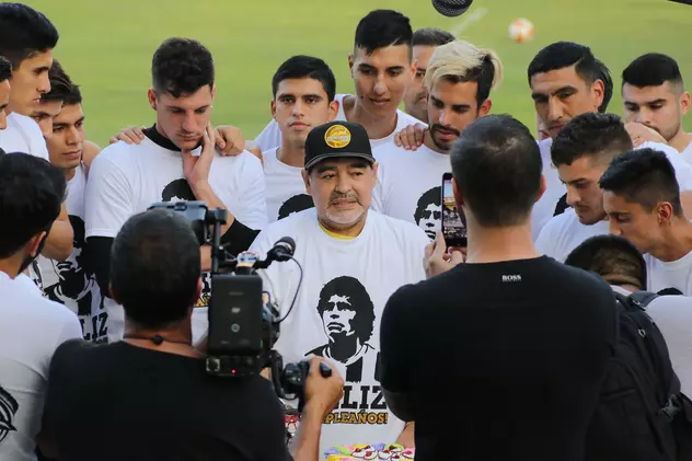 Maradona are statuie lângă stadionul lui Argentinos Juniors